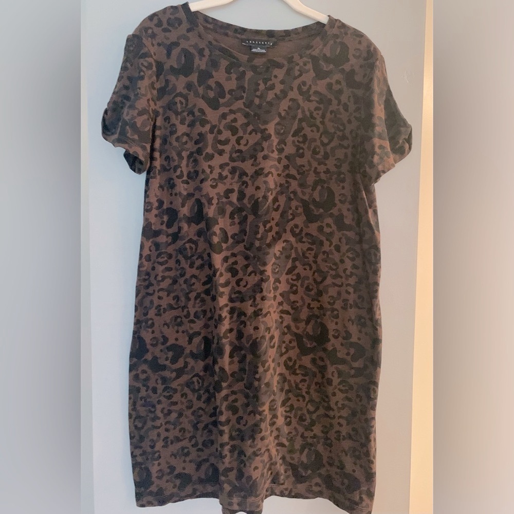 Sanctuary Brown Camo Pattern Dress